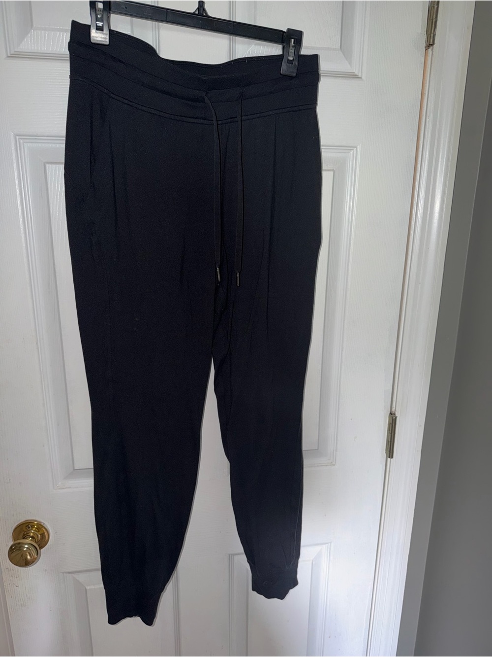 lululemon athletica Black Jogger Pants with Drawstring Waist